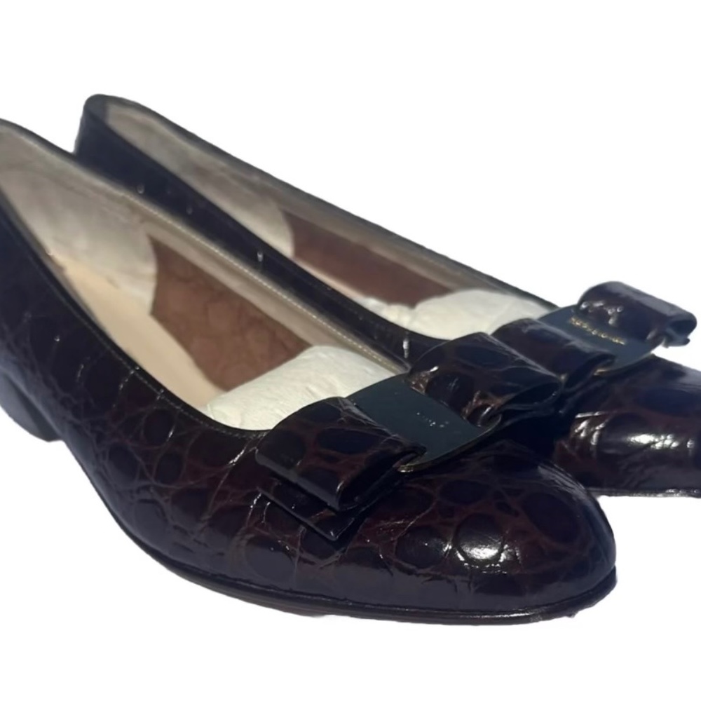 Salvatore Ferragamo Heels Women's Brown Size 6